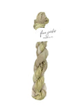 Pear Plant-Dyed Sari Silk Ribbon - 5 yards