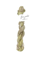 Pear Plant-Dyed Sari Silk Ribbon - 5 yards
