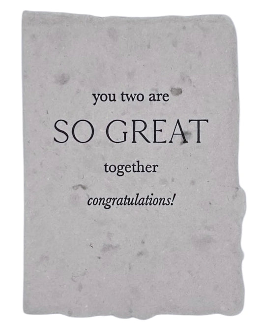 So great together folded card