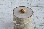 Penny Ring, Brass, Light Horn