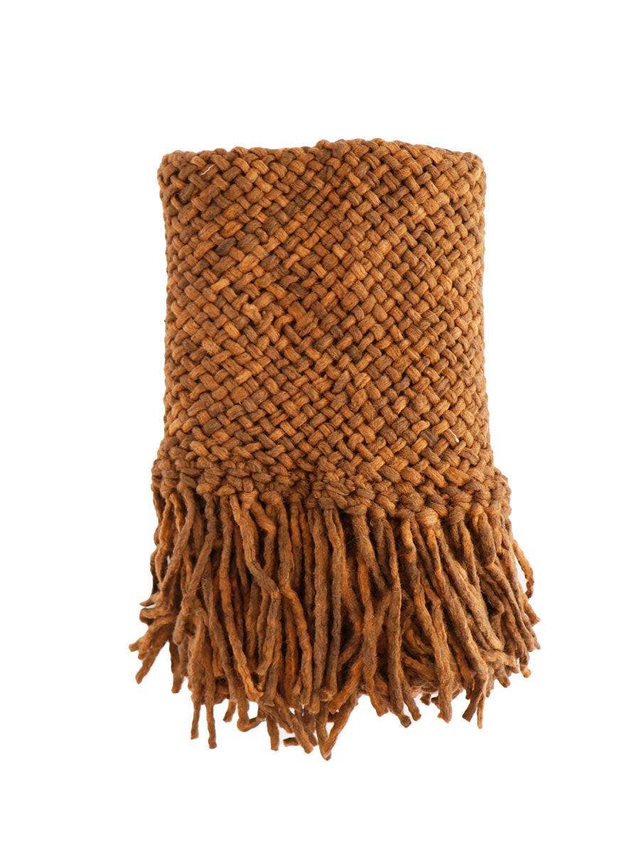 Argentinian Pacha Throw - Rust