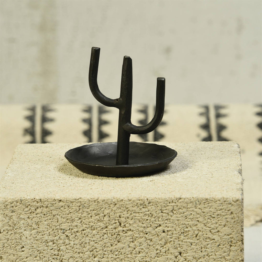 Iron Cactus Ring Holder