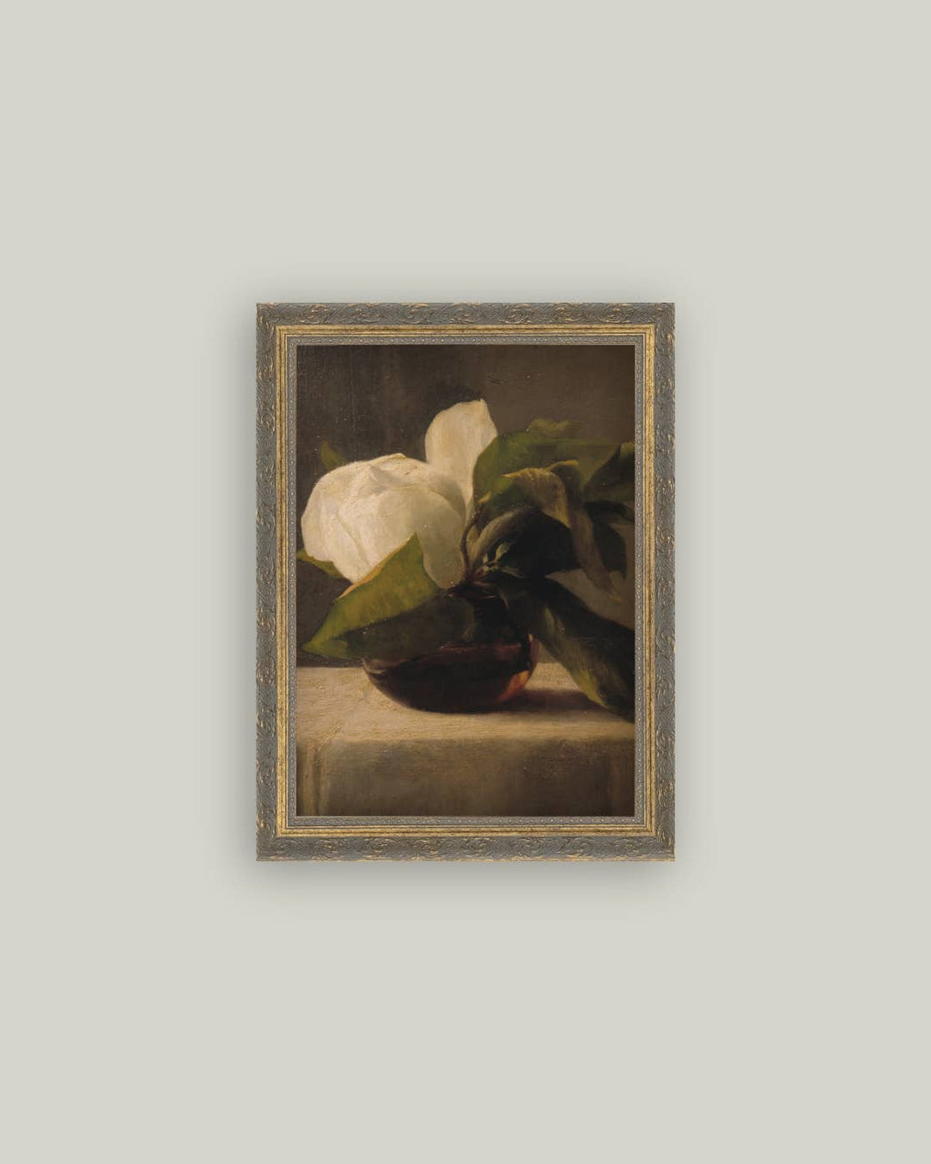 Magnolia Framed Antique Art