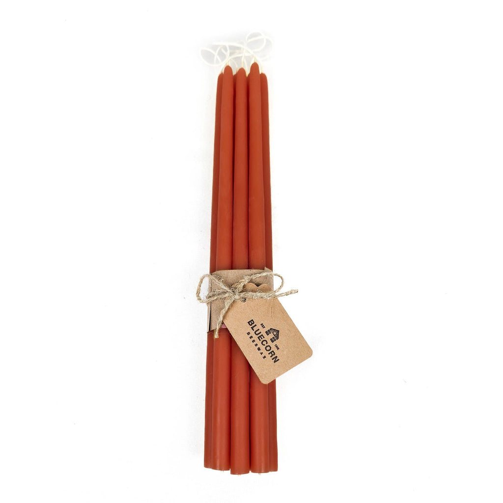 Thin Beeswax Taper Candles: Hand-Dipped in Colorado