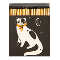 Black Spotted Kitten | Square - Safety Matches