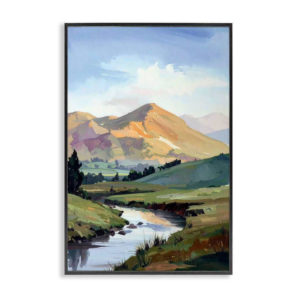Across The Valley - Framed Wall Art
