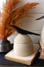 Blackbird Clay Canister