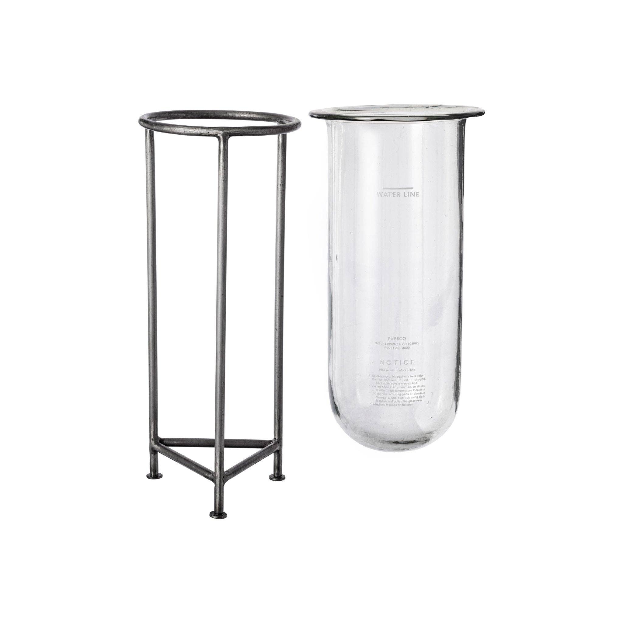 GLASS TUBE WITH STAND