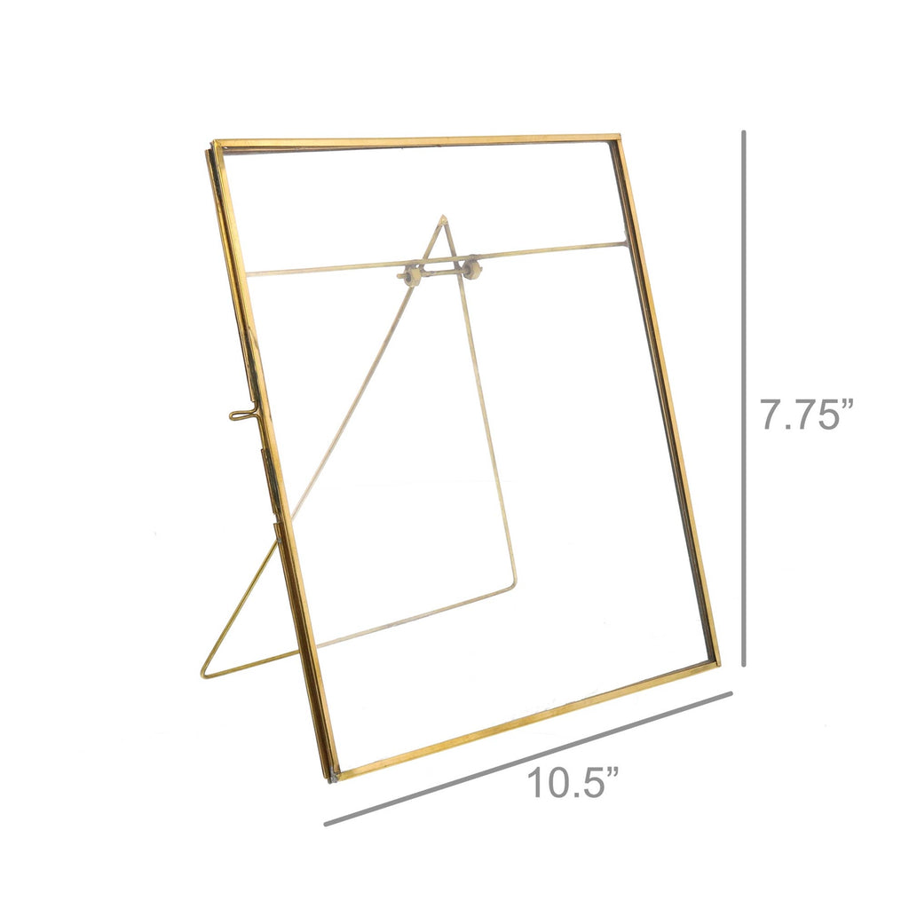 Monroe Easel Frame - Vertical - Brass