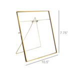 Monroe Easel Frame - Vertical - Brass