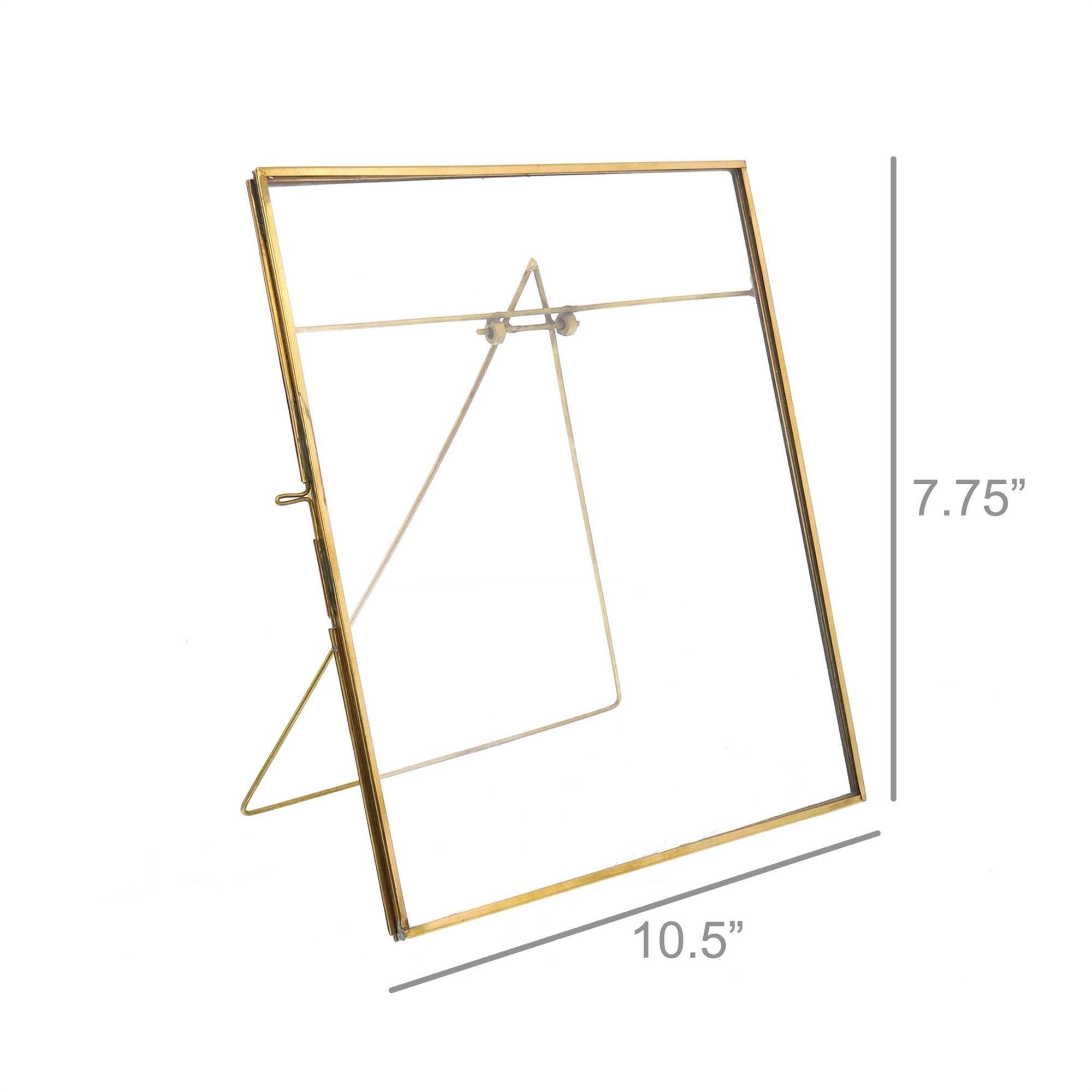 Monroe Easel Frame - Vertical - Brass