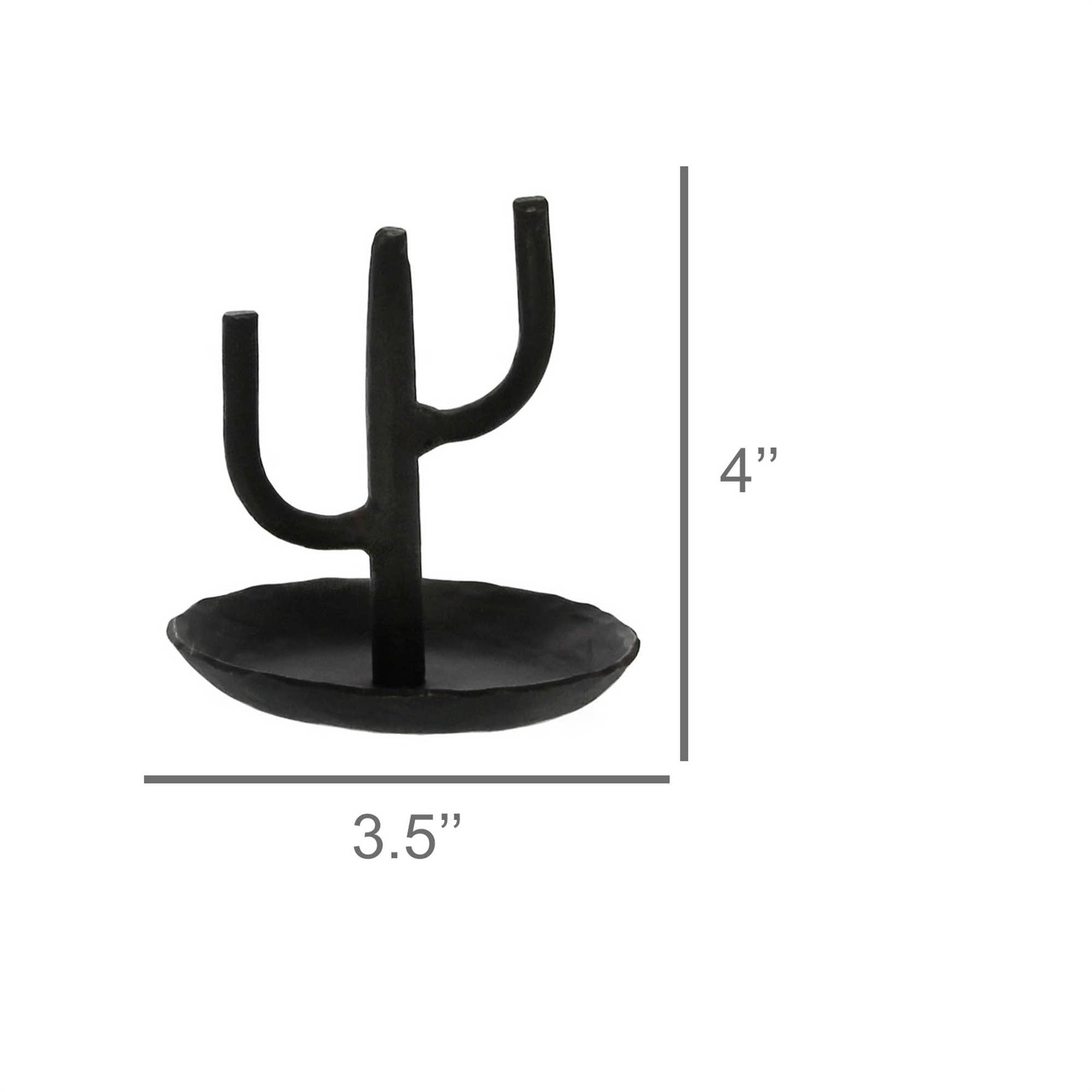 Iron Cactus Ring Holder