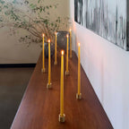 Thin Beeswax Taper Candles: Hand-Dipped in Colorado