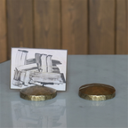 Chiseled Place Card Holder Disk