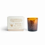 Forest Floor Candle | Soy Wax & Etched Amber Glass Mushrooms