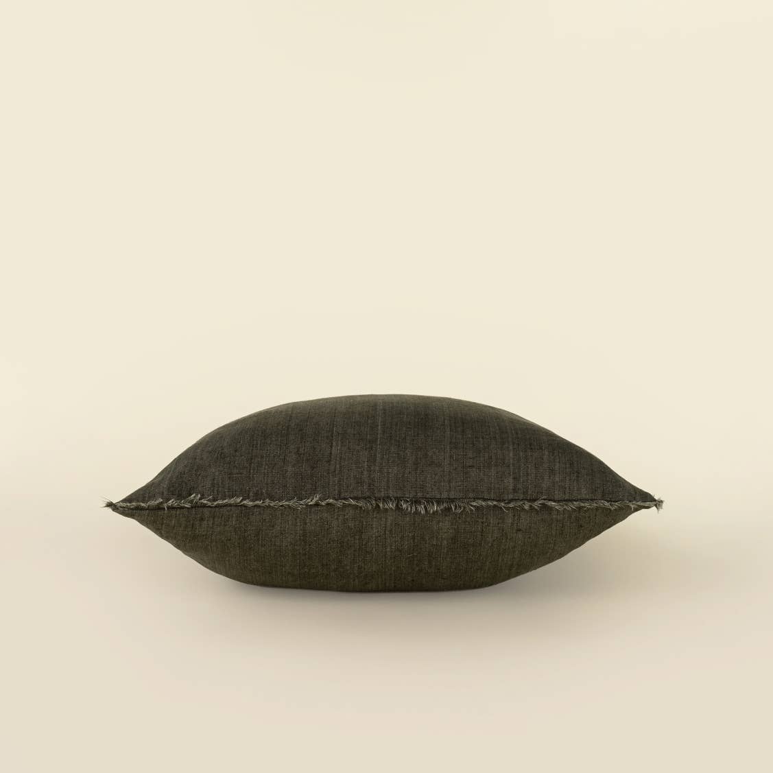 Lina Linen Pillow: Avocado