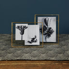 Monroe Easel Frame - Horizontal - Brass