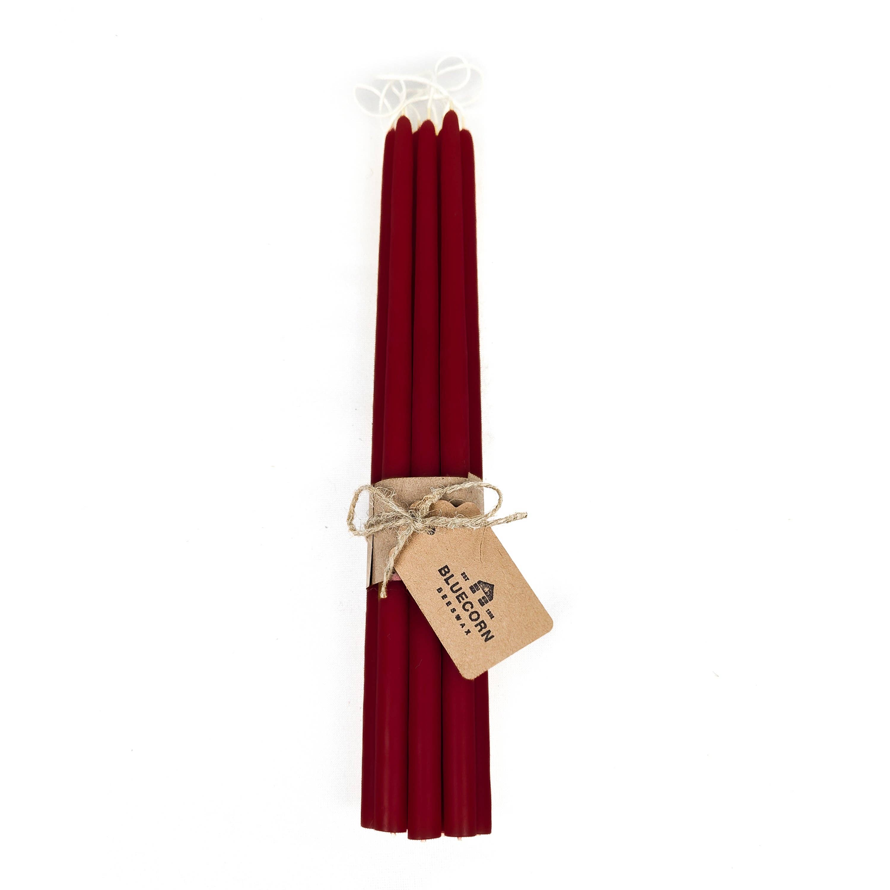 Thin Beeswax Taper Candles: Hand-Dipped in Colorado