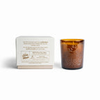 Silverbloom Candle | Soy Wax Amber Glass Gold Foil Box