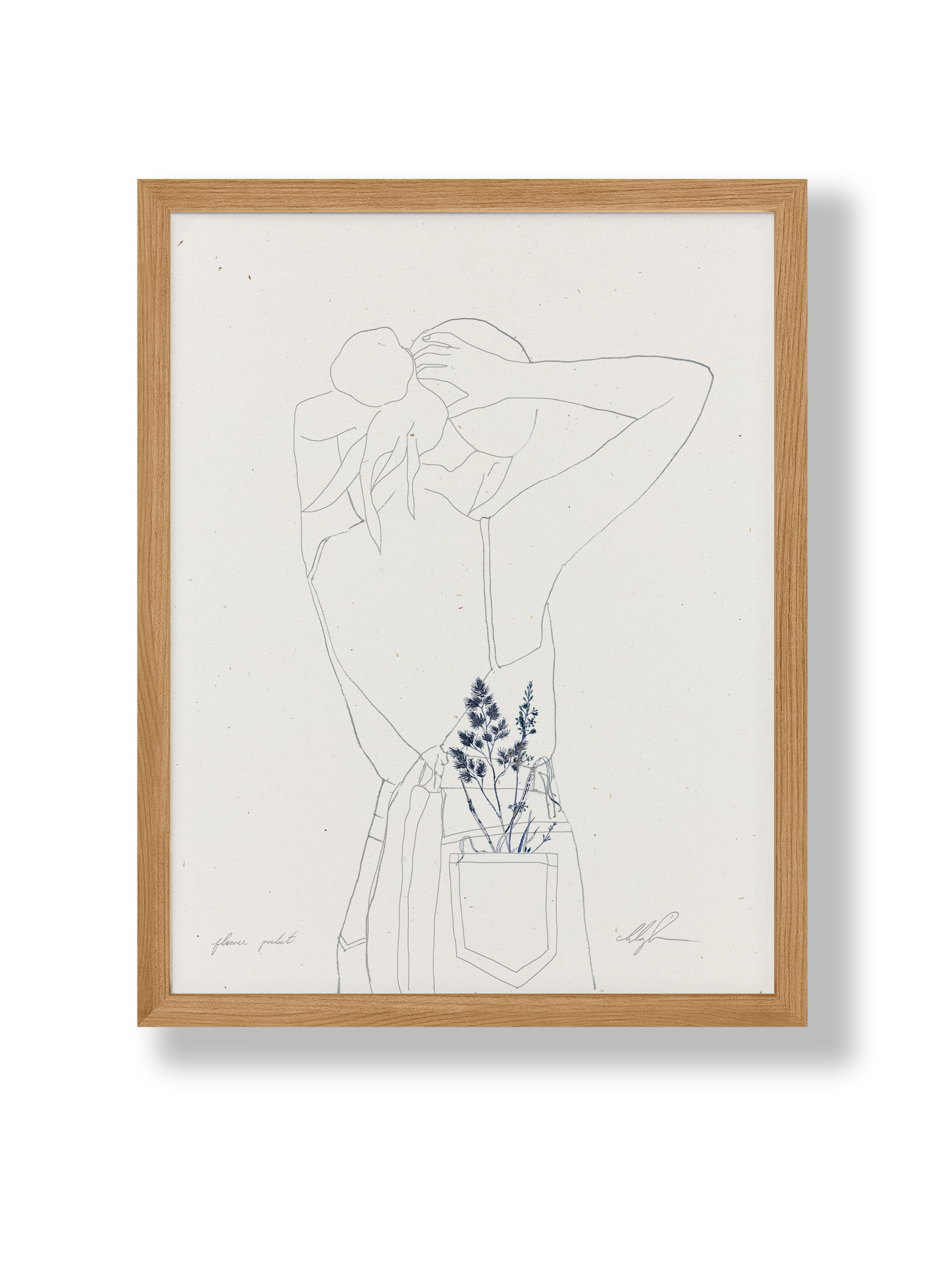 Flowers In My Pocket Art Print