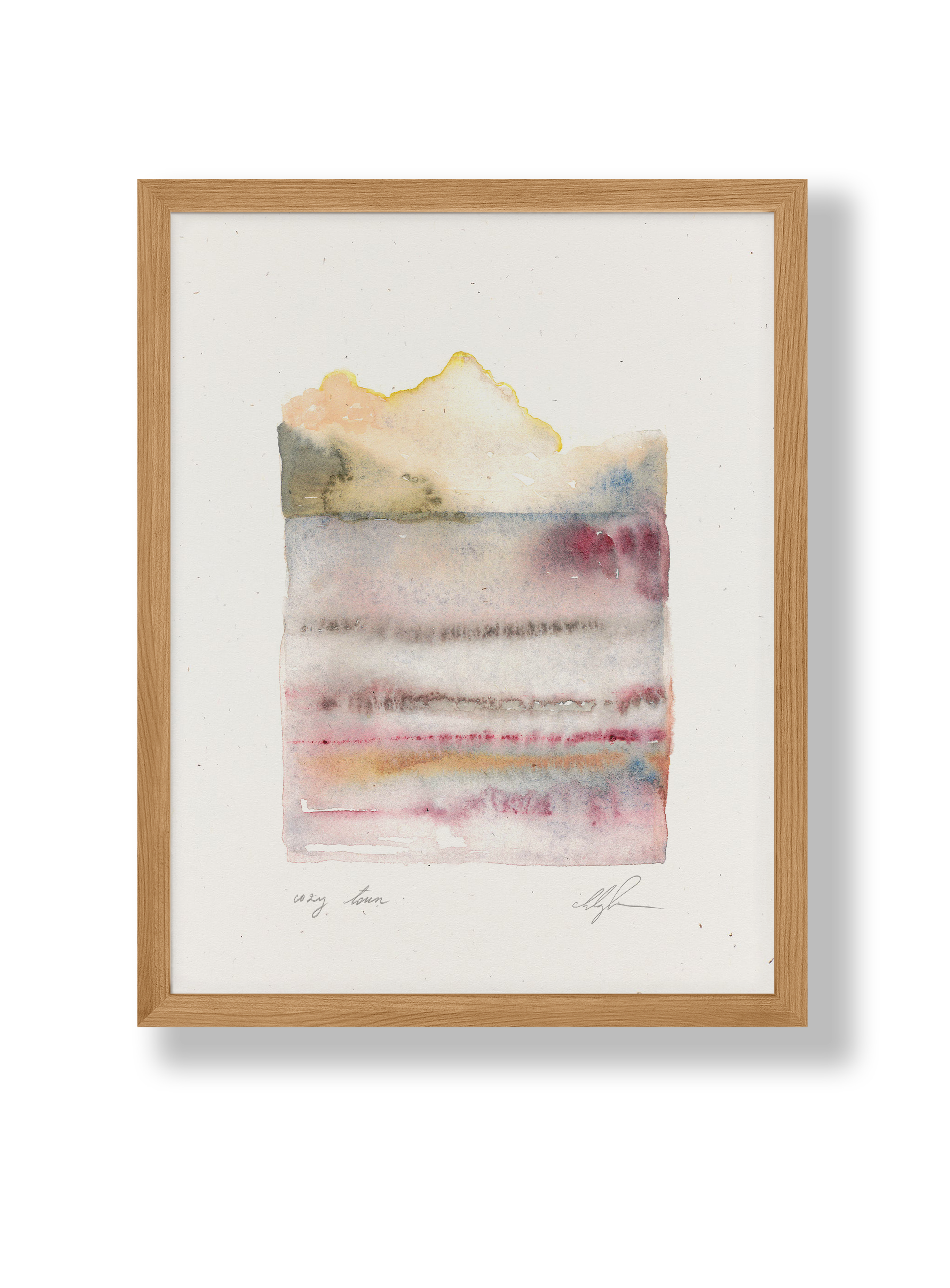 Cozy Town Art Print