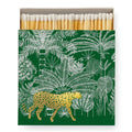 Green Cheetah in Jungle | Square - Safety Matches