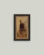 Horse Study Framed Antique Art