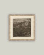 La Masure Framed Antique Art