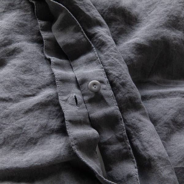 Linen Duvet - Grey