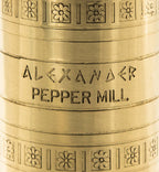 Brass Greek Pepper Mill - 8"