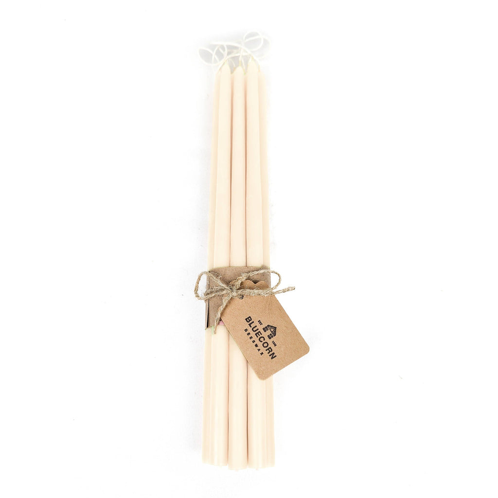 Thin Beeswax Taper Candles: Hand-Dipped in Colorado