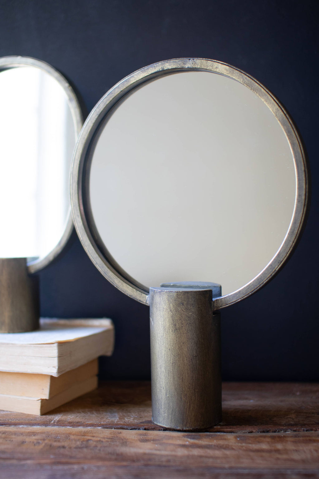 Antique Gold Tabletop Mirror