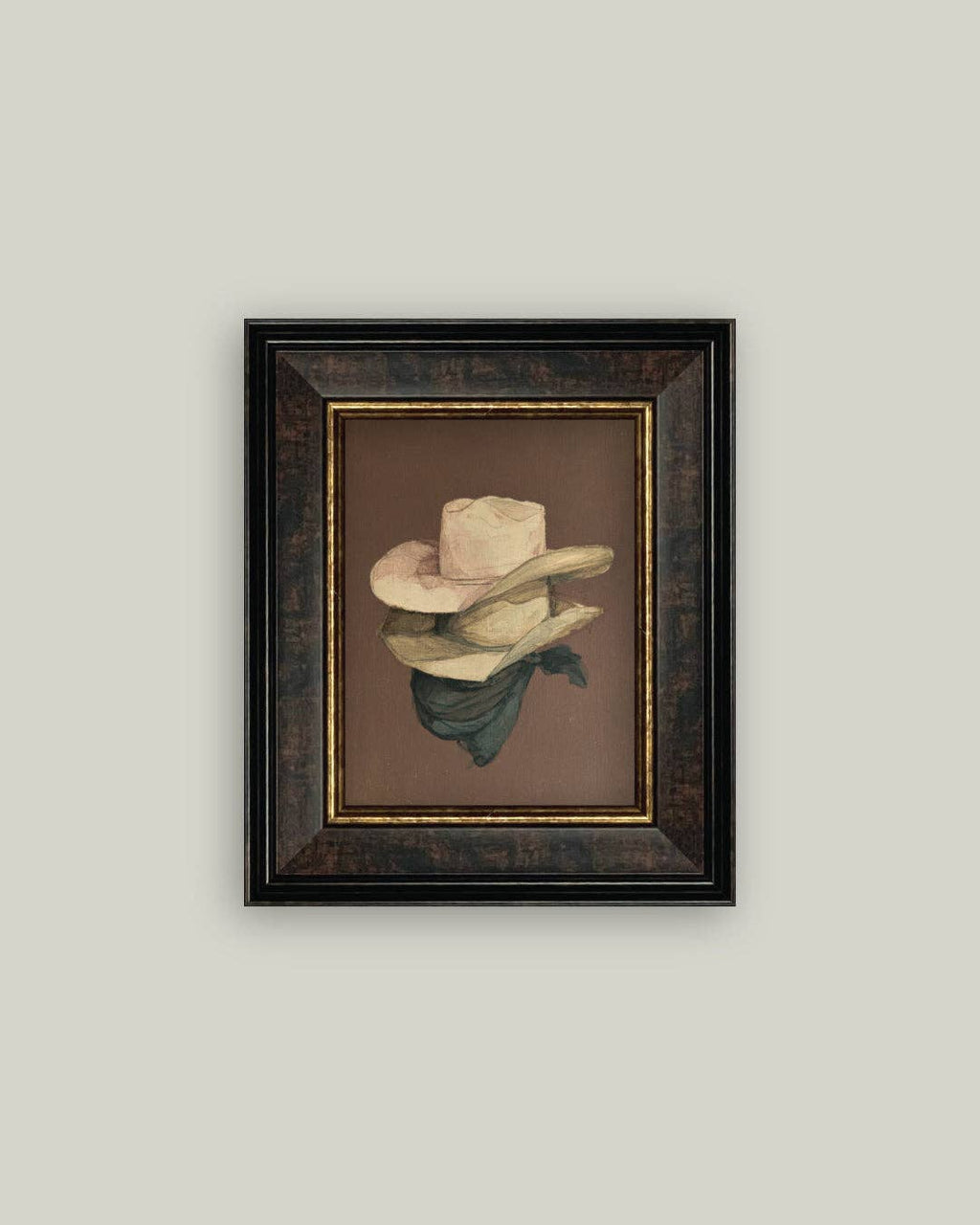 Stacked Hats Framed Art