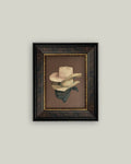 Stacked Hats Framed Art