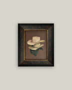 Stacked Hats Framed Art