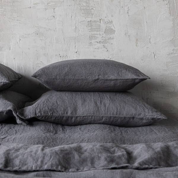 Linen Pillow Case - Grey