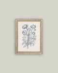 Blue Flower Sketch