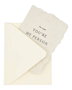 You're my person card