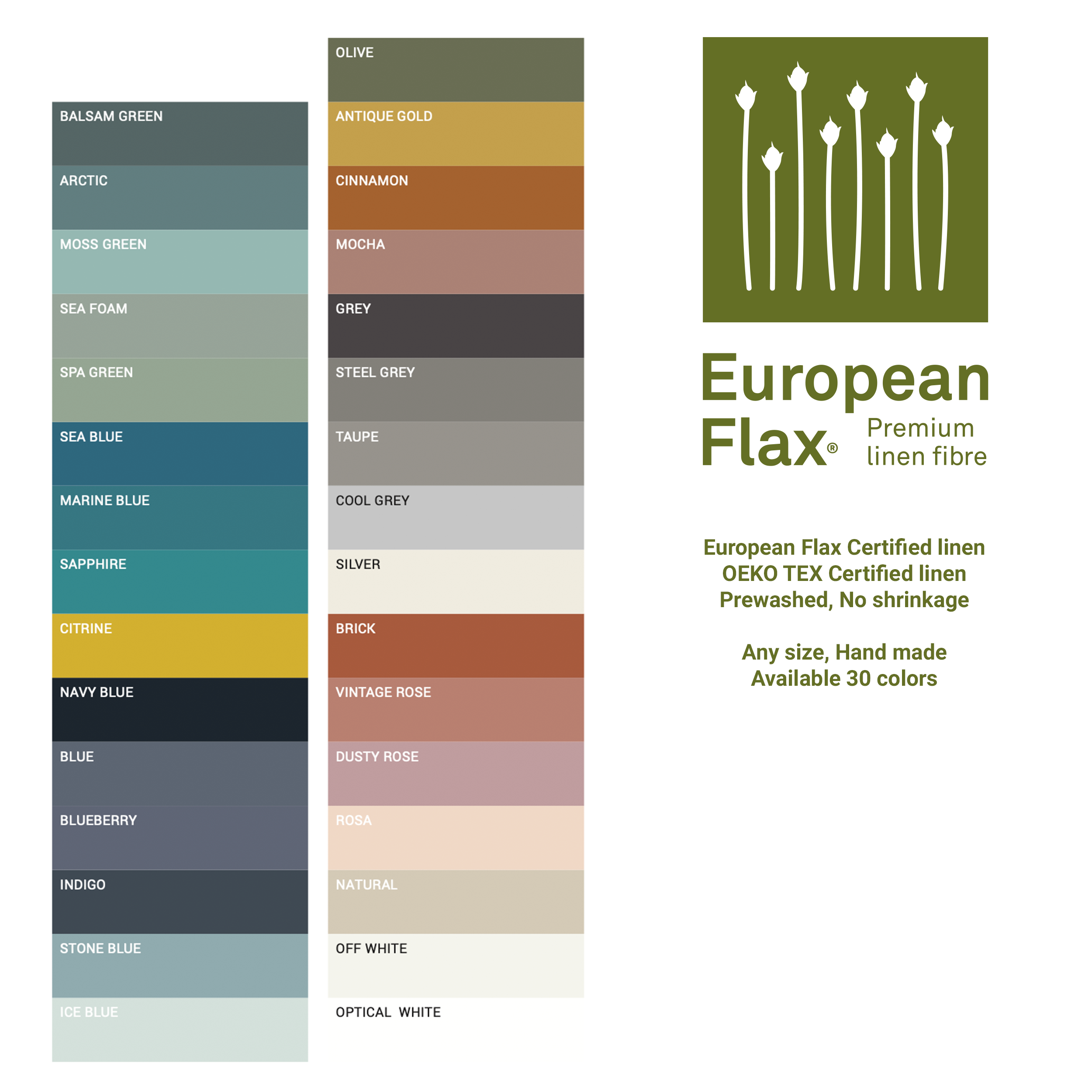 Linen Pillow Case - Natural