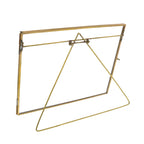 Monroe Easel Frame - Horizontal - Brass