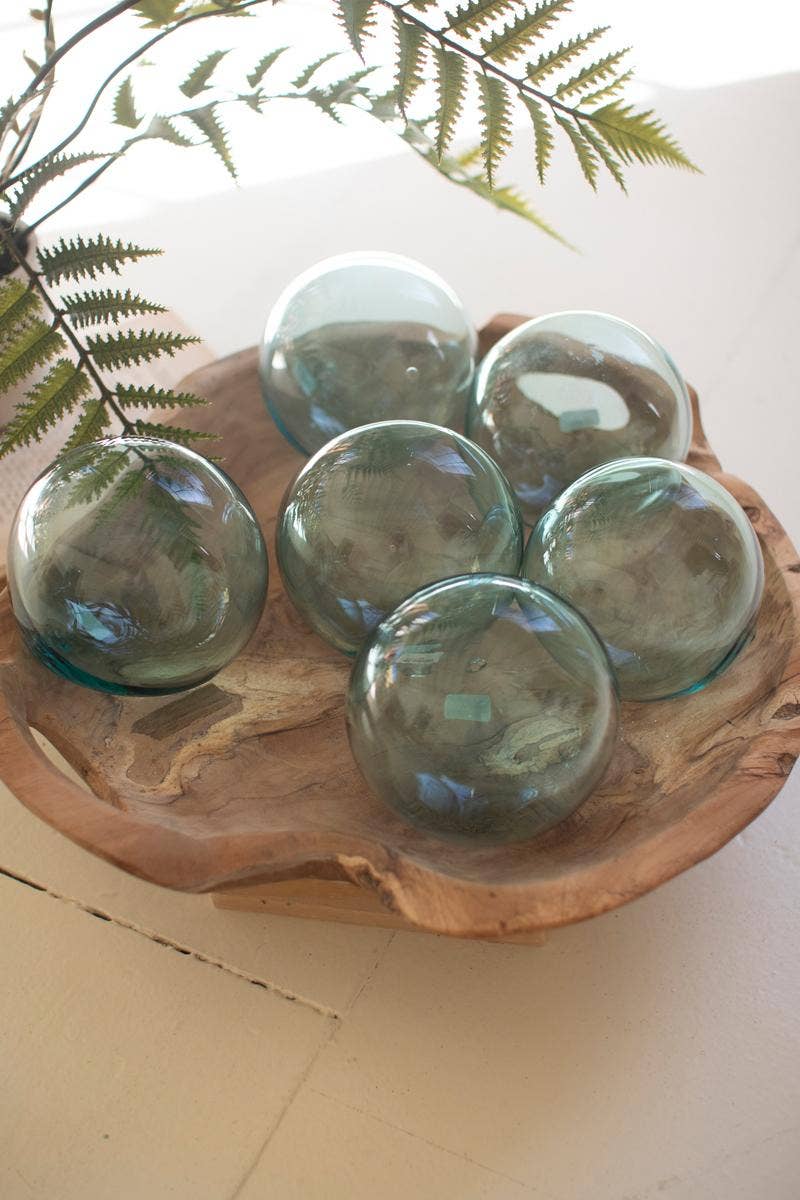 Recyled Glass Ball - Clear