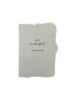 How wonderful! congratulations card