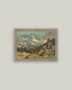 Sierra Grande, Pack Train Framed Antique Art