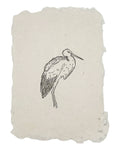 Heron art print