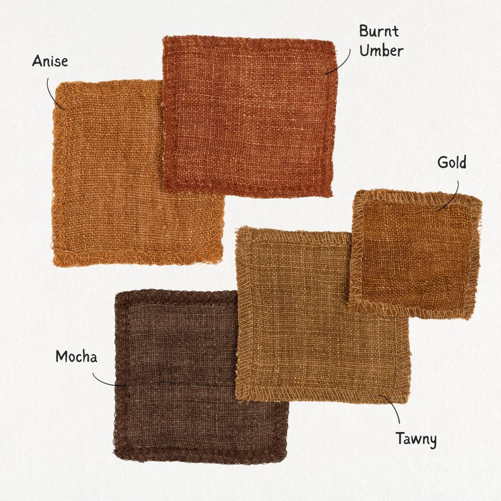 Lina Linen Pillow Burnt Umber