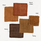 Lina Linen Pillow Burnt Umber