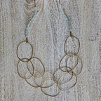 Lombok Organic Link Necklace - Aqua