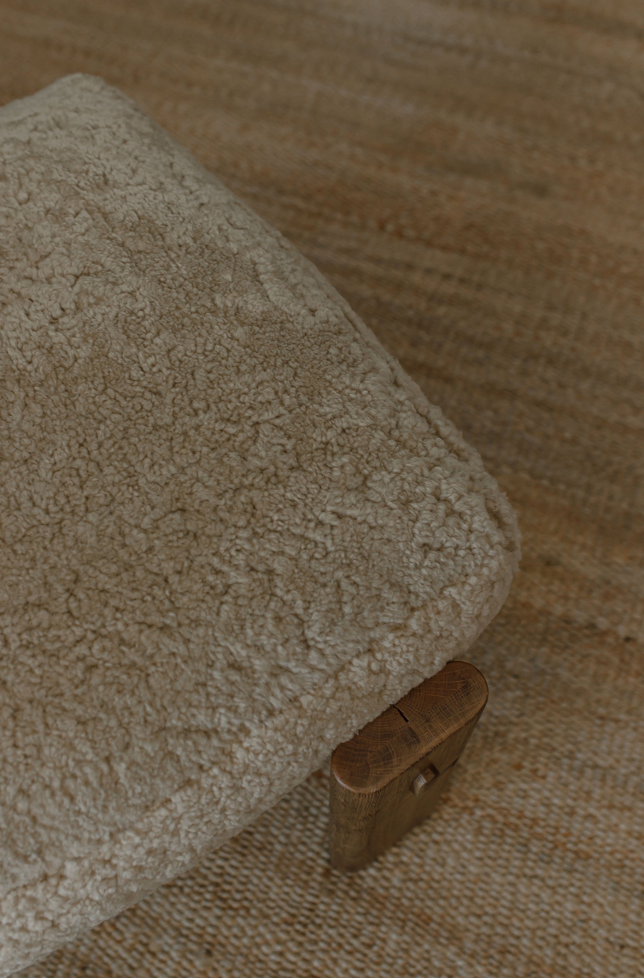 Shearling Leather Cassius Chair