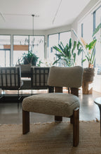 Shearling Leather Cassius Chair