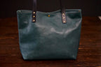 Overland with Ranch Brand Green Leather - Antique Brass Hardware